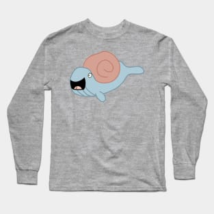 Snail whale Long Sleeve T-Shirt